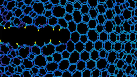 Crack propagation in a two-dimensional bilayer of amorphous silicon dioxide modeled with a polarizable interatomic potential