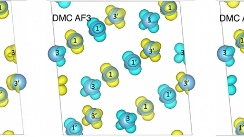 Diffusion Monte Carlo spin densities for Ti4O7