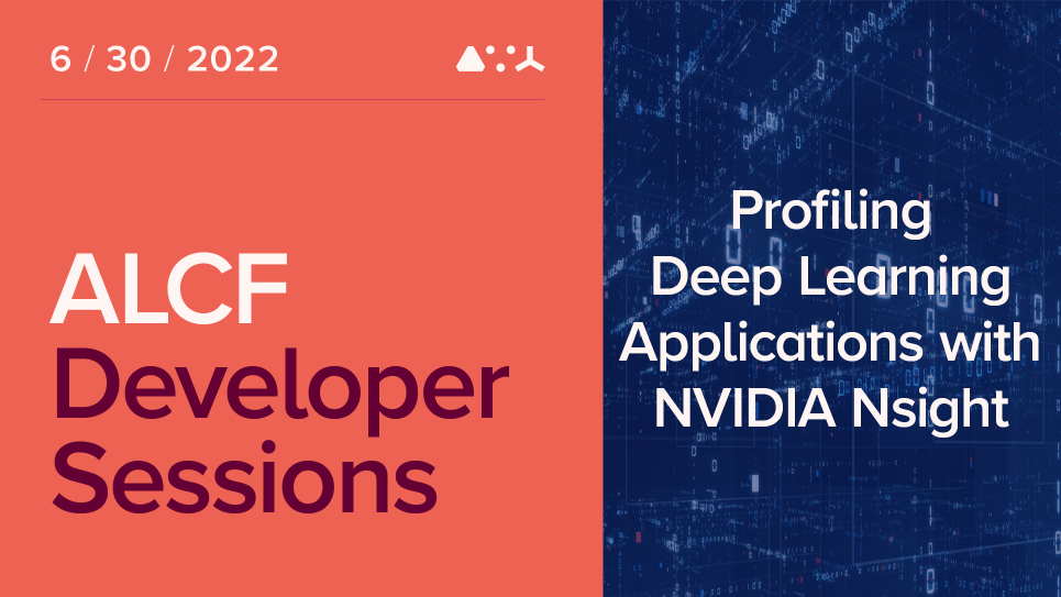 ALCF Developer Session June Graphic