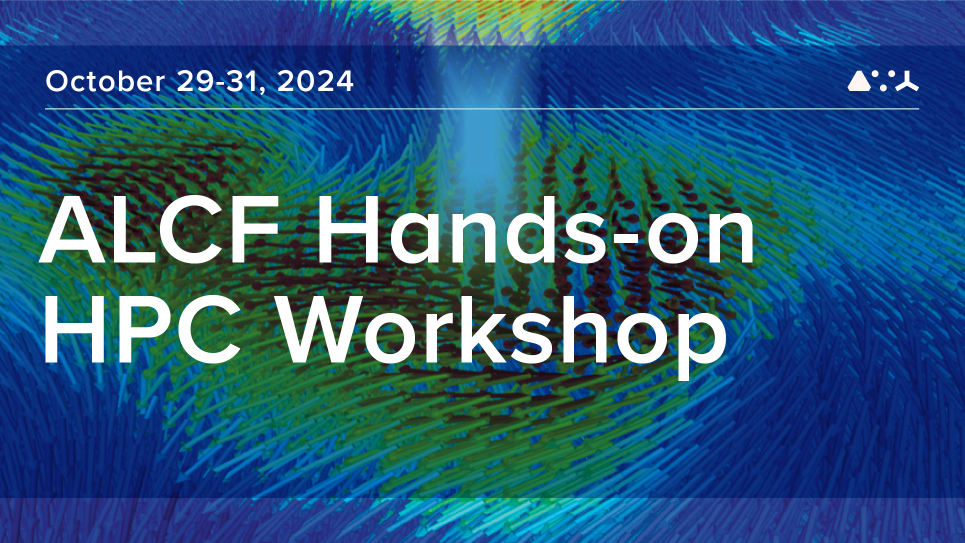 2024 Hands on HPC workshop graphic