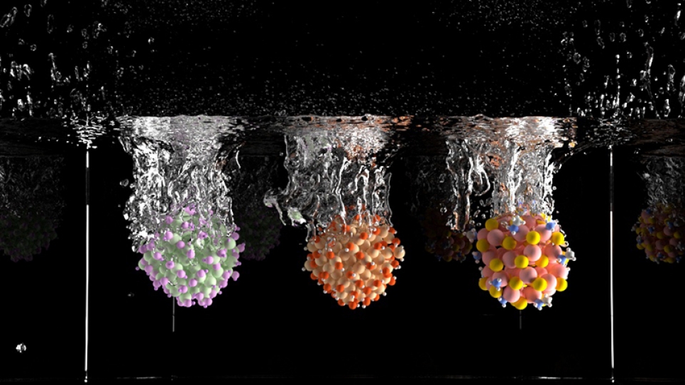 High-performance calculations of nanoparticles and aqueous systems for energy applications