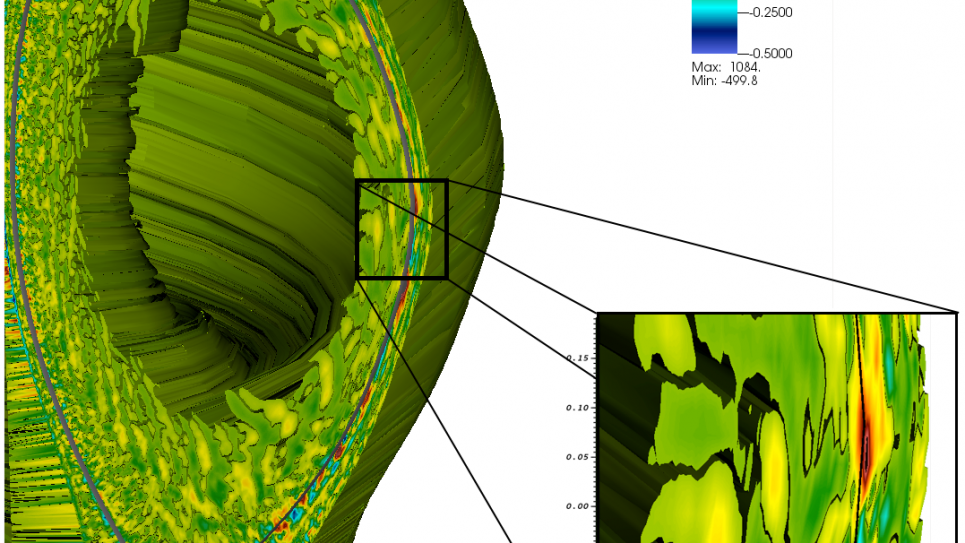 Plasma density fluctuation from large amplitude nonlinear turbulence in the tokamak edge region, obtained from the gyrokinetic code XGC1