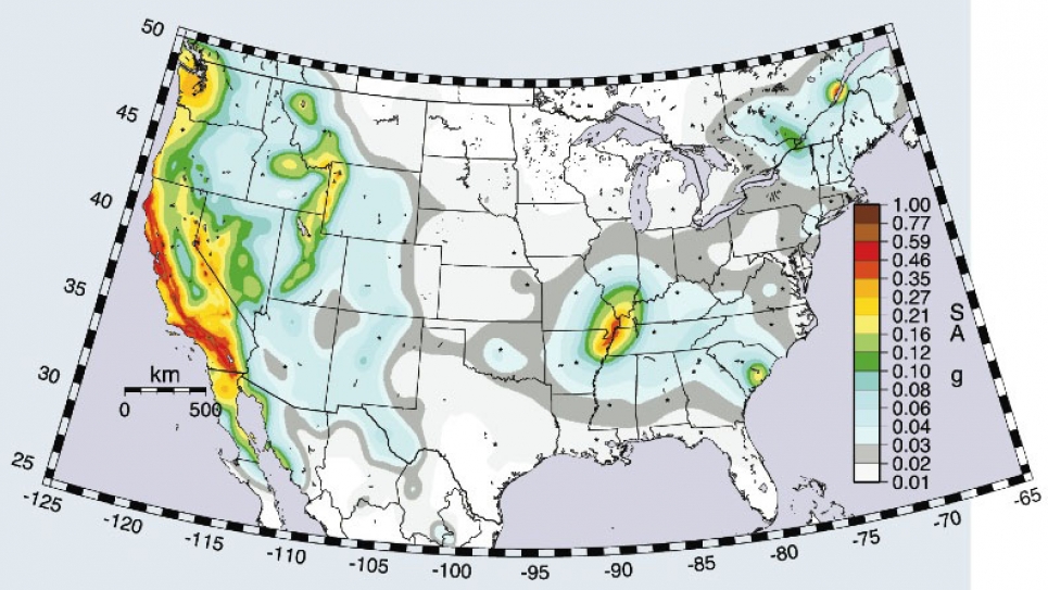 seismic hazard map