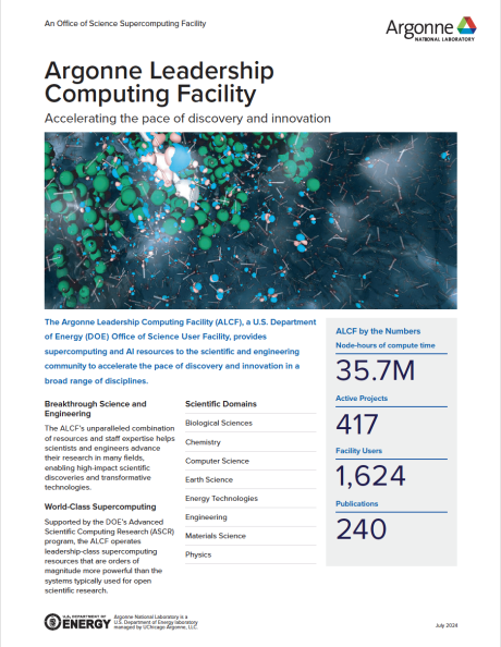 ALCF Overview Fact Sheet